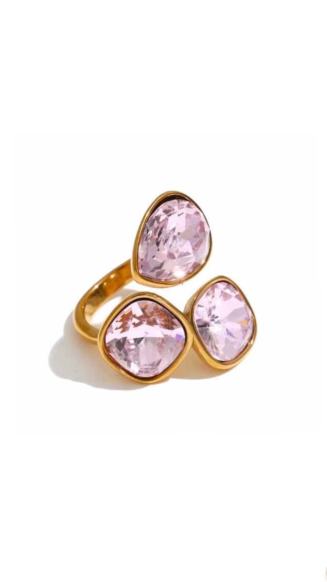 Ring Lilly van FLEM the Label in roze