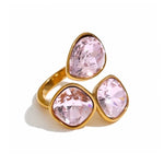 Ring Lilly van FLEM the Label in roze