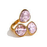 Ring Lilly van FLEM the Label in roze