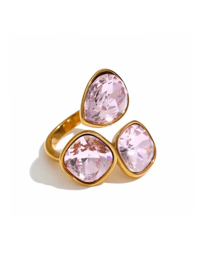 Ring Lilly van FLEM the Label in roze