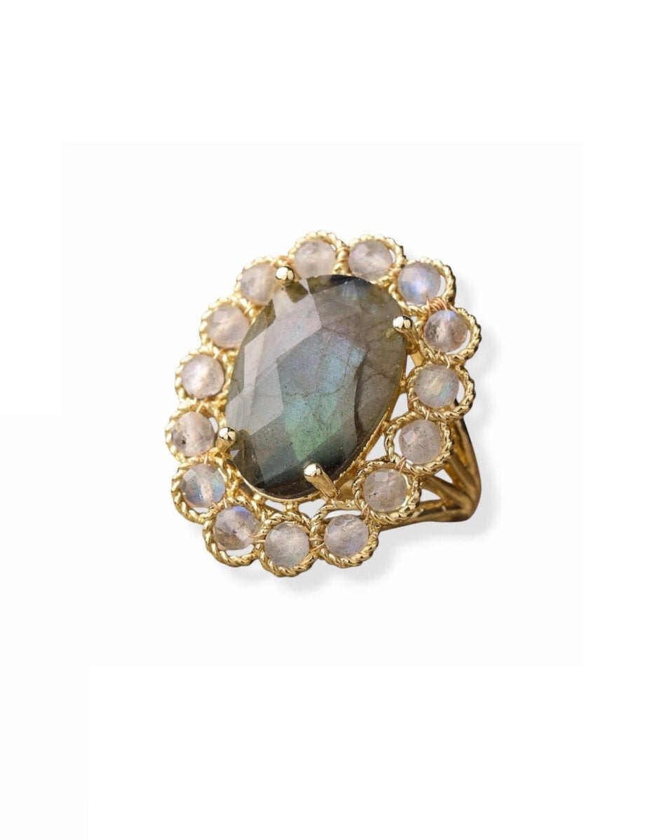 Ring Ziggy van FLEM the Label in groen