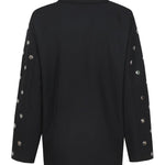 Achterkant blazer Fluresk Dane – gladde rug en studs op de mouwen | Jo&Co Club