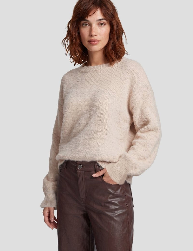 Fluresk Caia knit sweater in wood ash | Jo&Co Club