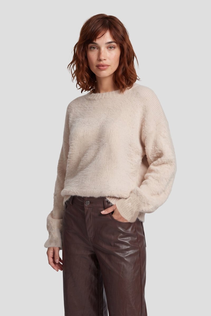 Fluresk Caia knit sweater in wood ash | Jo&Co Club