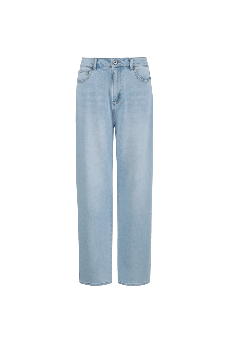 wijde jeans broek van fluresk voor dames denim