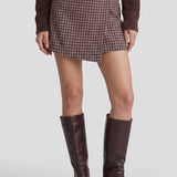 Fluresk Dizza skort in mocha brown | Jo&Co Club