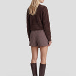 Fluresk Dizza skort in mocha brown | Jo&Co Club