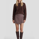 Fluresk Dizza skort in mocha brown | Jo&Co Club