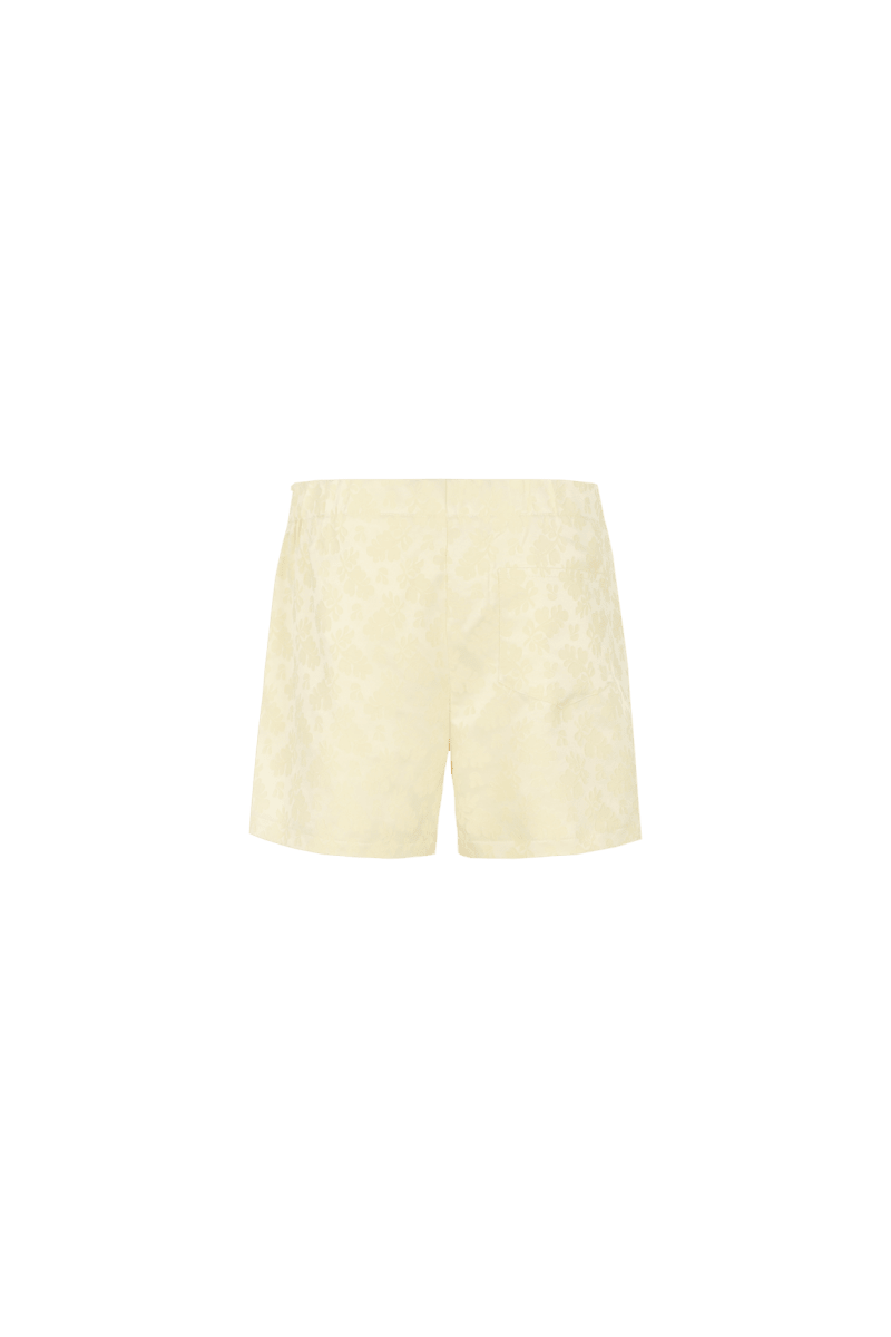 Fluresk Estrella Skort | Vanilla in Licht crèmekleurig, Relaxte rechte pasvorm, valt halverwege de dij