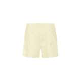 Fluresk Estrella Skort | Vanilla in Licht crèmekleurig, Relaxte rechte pasvorm, valt halverwege de dij