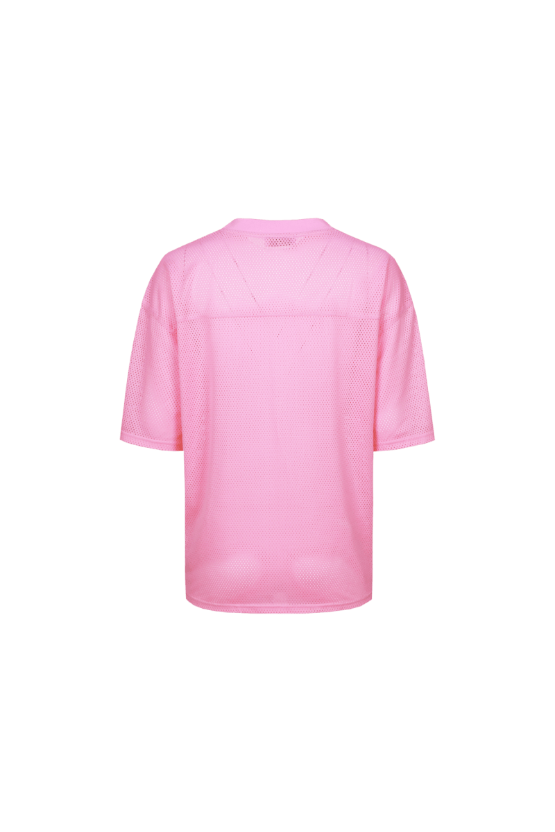 Fluresk T-shirt Blush Rose – roze T-shirt met ademende mesh-stof | Jo&Co Club