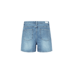 Fluresk shorts Denim Mid Blue - achterkant van de denim short met achterzakken | Jo&Co Club
