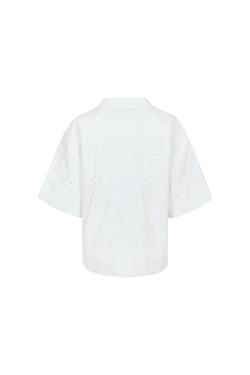 Jasje Fluresk jacket Offwhite – achterkant met broderie anglaise | Jo&Co Club