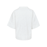 Jasje Fluresk jacket Offwhite – achterkant met broderie anglaise | Jo&Co Club