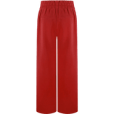 Achteraanzicht van de jorina pants van fluresk rode broek.