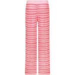 Productfoto van de achterkant van een gebreide broek tegen een zwarte achtergrond | Fluresk knitting pants | Jo&Co Club