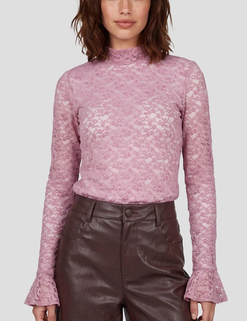 Fluresk Leena top in piggy pink | Jo&Co Club