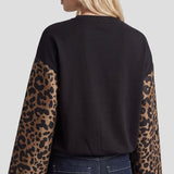 Fluresk Liana sweater in black/light camel | Jo&Co Club