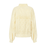 Fluresk Marena Jacket | Vanilla in Vanillegeel, Ruimvallend en cropped