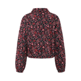 achterkant van Fluresk Maribel Jacket dames jas gebloemd
