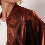 close up van het fluresk thirza jacket.
