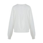 Fluresk Veraline knit sweater dames trui achterkant wit 