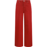 Fluresk Verina Pants broek dames rood voorkant 