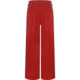 Fluresk Verina Pants achterkant rode damesbroek