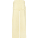 productfoto fluresk verina pants butter yellow high-waist wide-leg dames