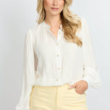 Fluresk Yailin Blouse | Offwhite in crèmekleurig wit, wide leg