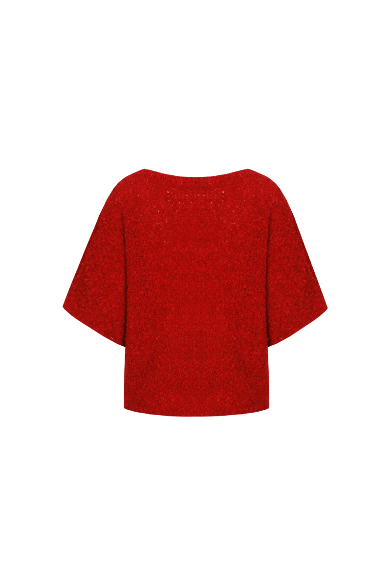 productfoto fluresk yela cardigan rood dames