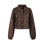 productfoto voorkant yrissa jacket fluresk in panterprint
