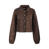 productfoto voorkant yrissa jacket fluresk in panterprint