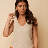 HEYB Club Glam top | cream