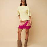 HEYB Club June Skirt | Grape/Yellow