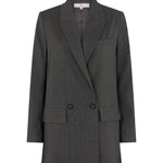 Productfoto grijze krijtstreep blazer HEYB Club Flo | Jo&Co Club