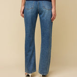 Achterkant of detail straight jeans met strass steentjes HEYB Club NY | Jo&Co Club