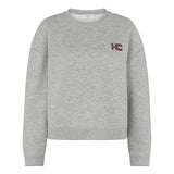 Productfoto grijze sweater met logo HEYB Club Celine | Jo&Co Club