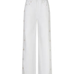 Productfoto witte jeans met sterretjes HEYB Club Snow White | Jo&Co Club