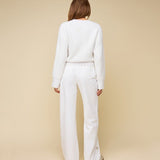 Achterkant of detail witte jeans met sterretjes HEYB Club Snow White | Jo&Co Club