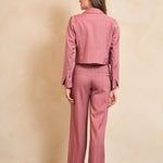 Lofty Manner Blazer Norelle | Mauve pink in gedempte oudroze, getailleerd