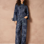 Ilja - Patchwork Straight Mid Blue | Jo&Co Club