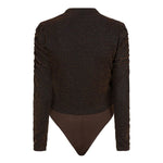 Lofty Manner Body Everly bruin – Tops van Lofty Manner, kleur XS, maat | Jo&Co