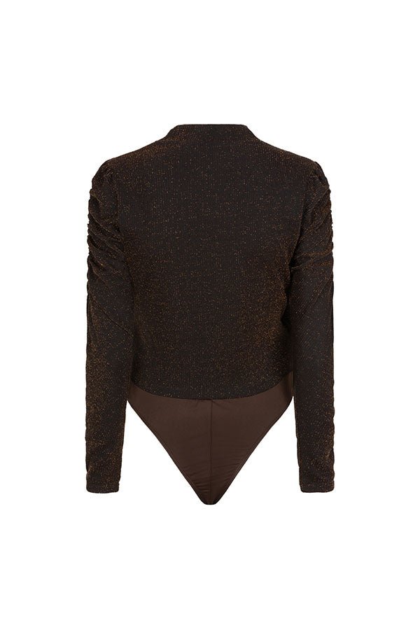 Lofty Manner Body Everly bruin – Tops van Lofty Manner, kleur XS, maat | Jo&Co