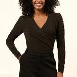 Lofty Manner Body Everly bruin – Tops van Lofty Manner, kleur XS, maat | Jo&Co