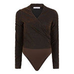 Lofty Manner Body Everly bruin – Tops van Lofty Manner, kleur XS, maat | Jo&Co