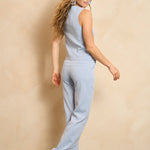 Lofty Manner Broek Salli in blauw – foto 2