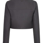 Productfoto achterkant jasje Lofty Manner Kia in anthracite | Jo&Co Club