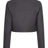 Productfoto achterkant jasje Lofty Manner Kia in anthracite | Jo&Co Club