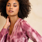 Lofty Manner Dress Alou | Mauve Ombre in Diverse tinten, Losvallend; soepel vallend silhouet
